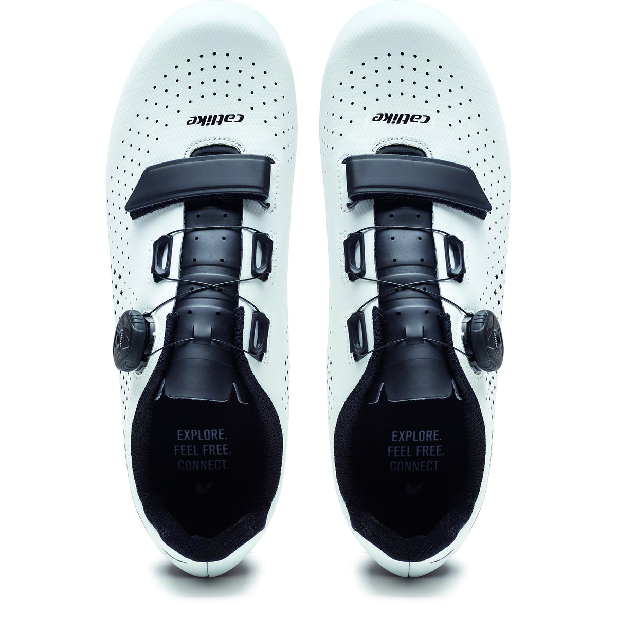 Katzenartige Rennschuhe kompact'o r1 Nylon 41 weiß