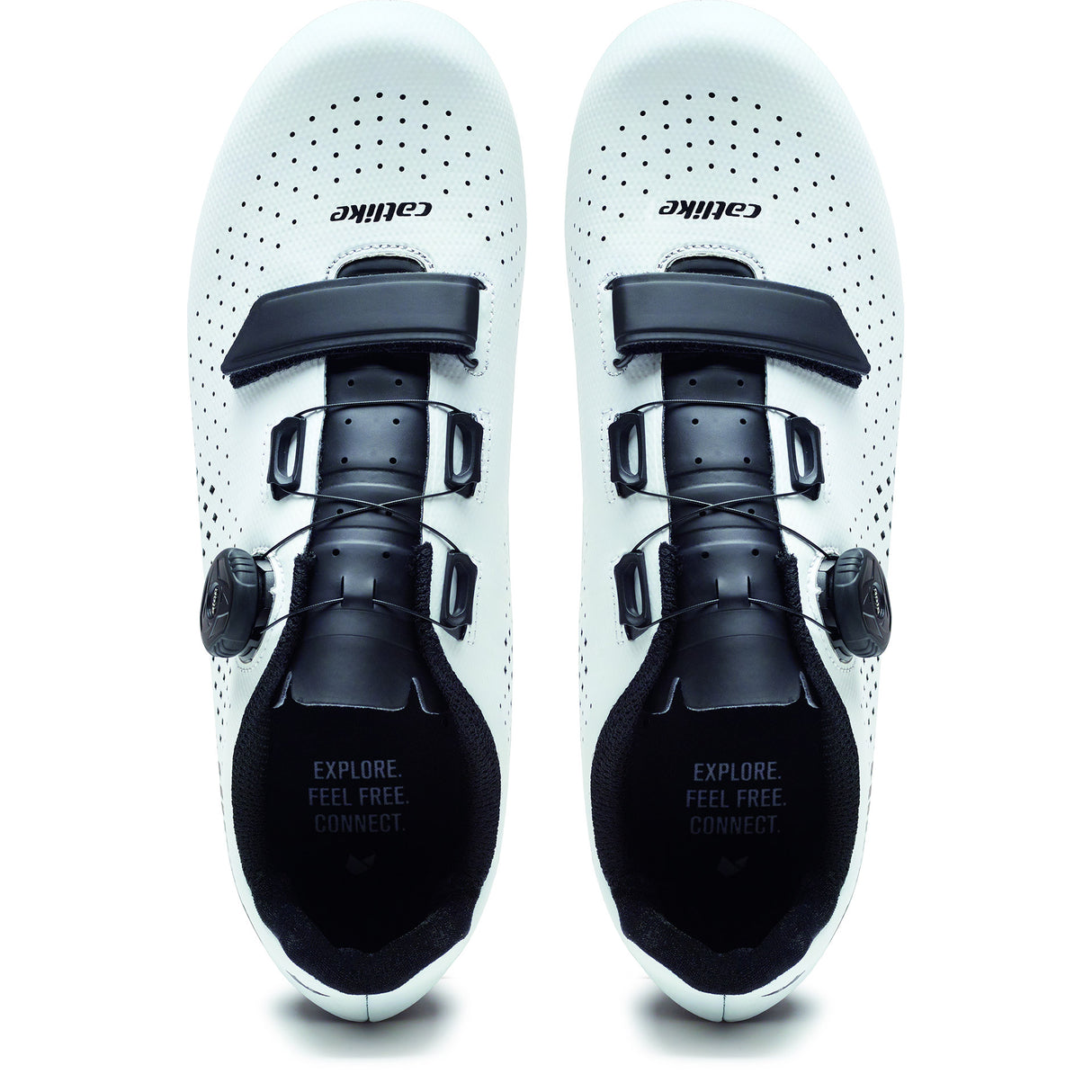 Katzenartige Rennschuhe kompact'o r1 Nylon 46 weiß