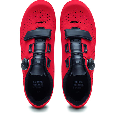 Katzenartige Rennschuhe kompact'o r1 Nylon 46 rot