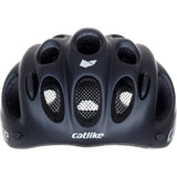 Katzenartiger Urban-Helm kompakt Größe M 55-58cm schwarz matt