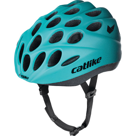 Katzenartiger Kinderhelm Kätzchen Größe XS 49-52cm Aquamarin