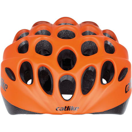 Katzenartiger Kinderhelm Kätzchen Größe M 55-58cm Orange