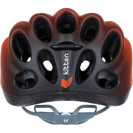 Katzenartiger Kinderhelm Kätzchen Größe M 55-58cm Orange