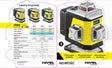 Nivel system vlaklaser cl4r 4x360° rood