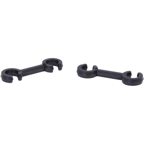 ELVEDES-Kabelclips 4-5mm PVC Black (100x) ELV2010020