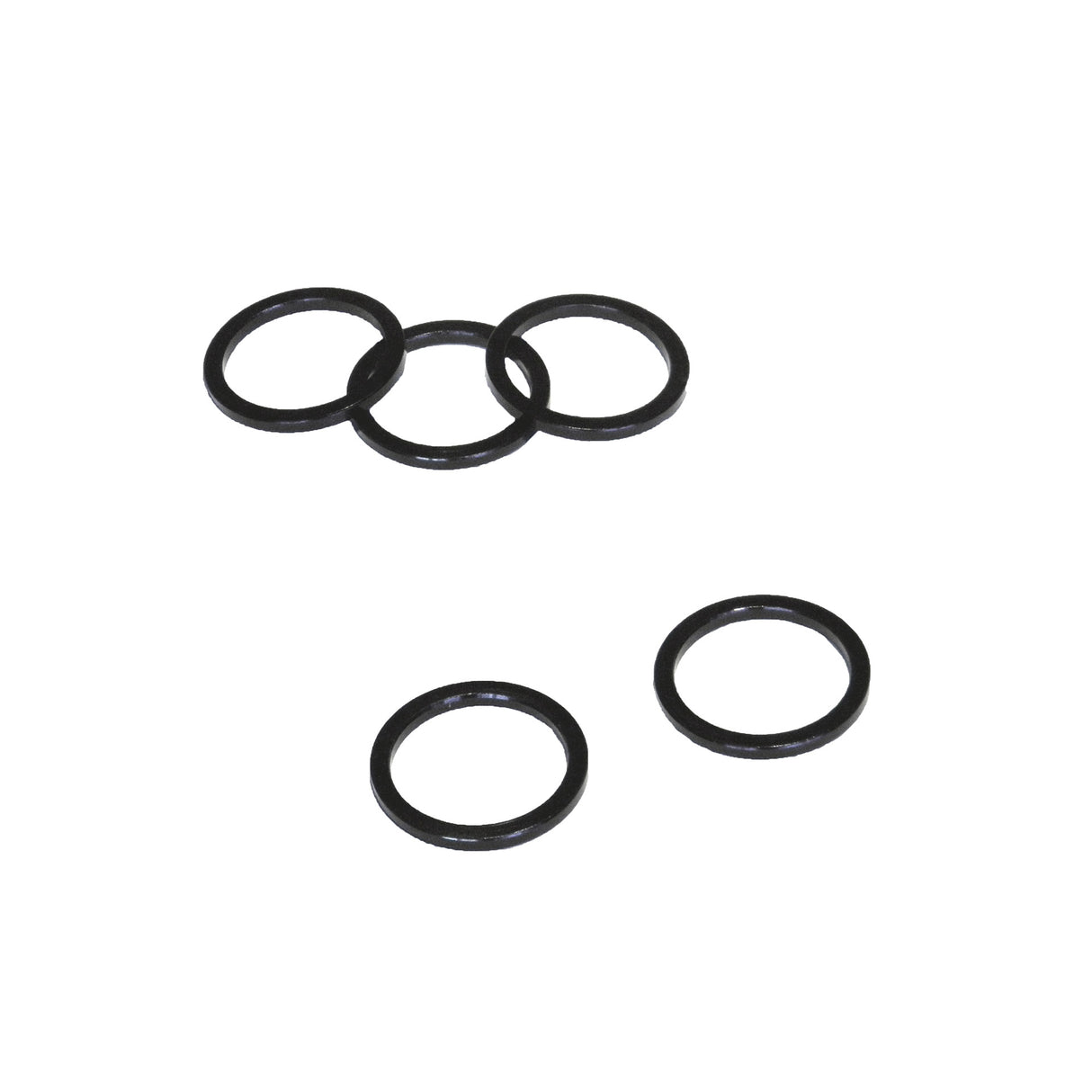 VWP Ballheadsring -Abstandshalter Alu 3mm 1.1 8 Schwarz P 5