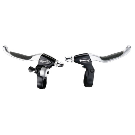 Tektro CL530TS+CL533RT Rollerbrake Bremsgriff Set 4-Finger-Schwarz-Satin mit Bell (Hanging Pack)