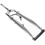 Fork widerstandsfähig 28 Zoll Hybrid 1 Zoll Silber