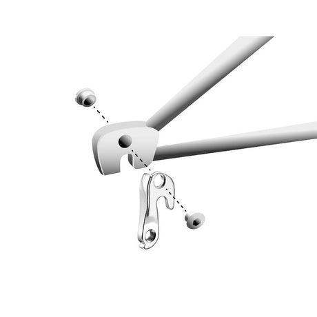 Union Maeilleurpad GH-132 mit Schraubenset M8x0.75