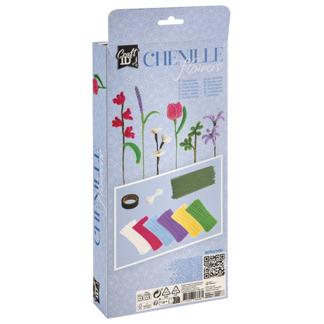 Craft id chenille bloemenset 108-delig