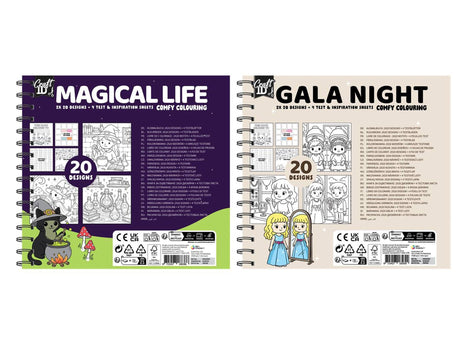 Craft id kleurboek cute comfy - gala night