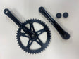 Hzb Kurbel Schettsradstahl 44T 1 8 + 3 32 170 mm -1 mm Schwarz