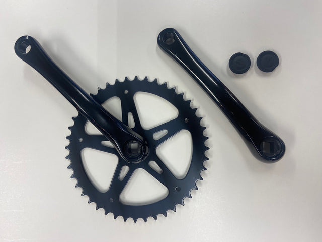 Hzb Kurbel Schettsradstahl 44T 1 8 + 3 32 170 mm -1 mm Schwarz