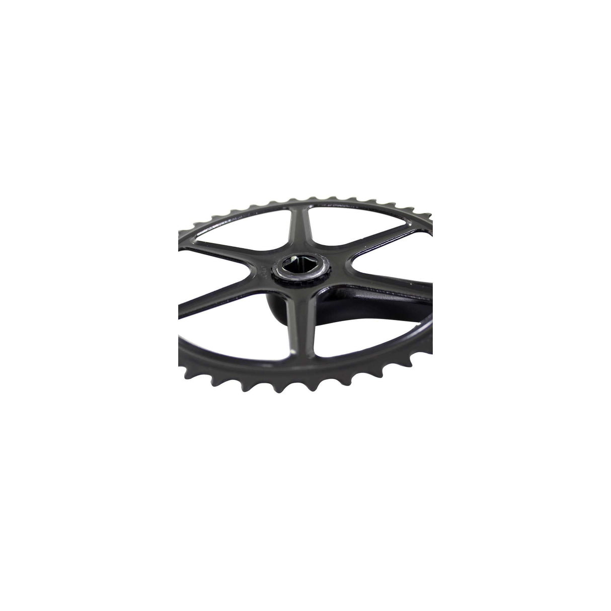 Kurbelsatz 44T Alu Black 3 32 Flach