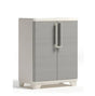 Keter kast laag lineaire hout crème beige