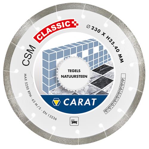 Karat-Diamantsägeblatt ø180x25,4 csm für klassische Fliesen