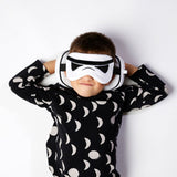 Relaxeazzz Plüsch, die originale Stormtrooper-Schlafmaske mit rundem Reisekissen