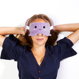Relaxeazzz Plüsch-Oktopus-Runde Reisekissen-Schlafmaske