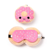Relaxeazzz adorasnacks Donut runde Reisekissen-Schlafmaske