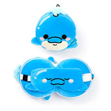 Relaxeazzz adoramals blu the Dolphin runde Reisekissen-Schlafmaske