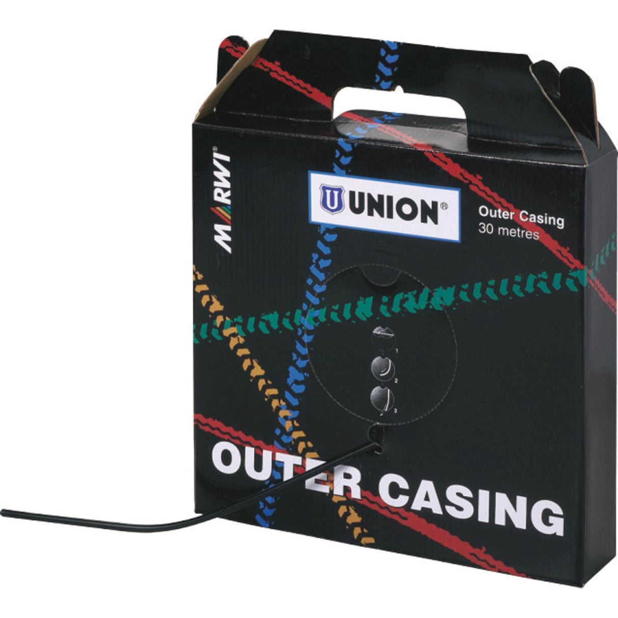 Marwi Union Roll Schakel Outdoor -Kabel 4mm schwarz (30 m)