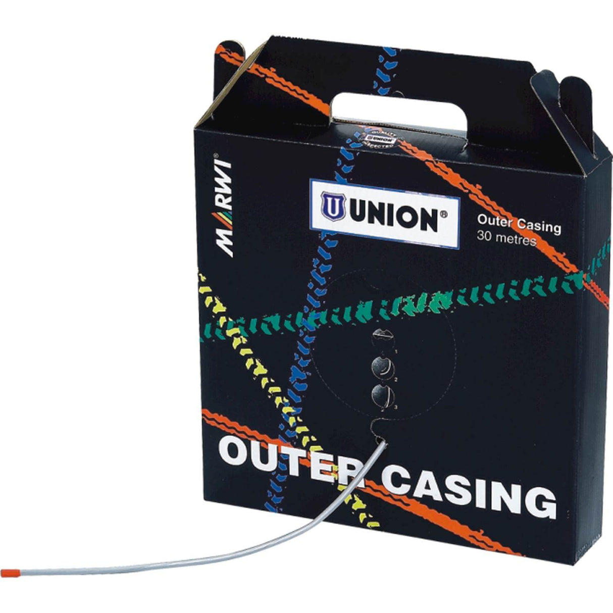 Marwi Union Roll Schakel Outdoor -Kabel 4mm Silber (30 m)