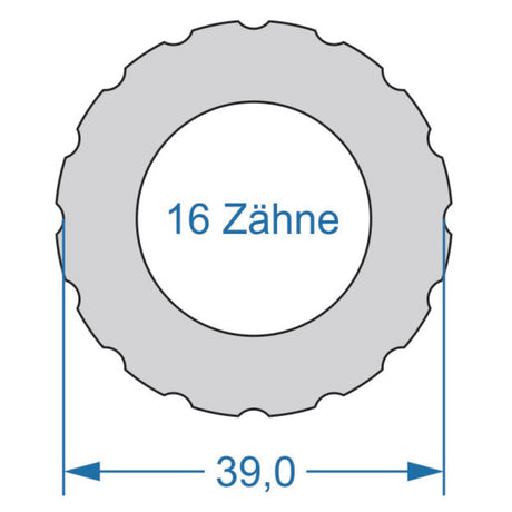 Cycplus Zyklenwerkzeug Power.Tool 2-seitig T16 39,0 T10 27,8