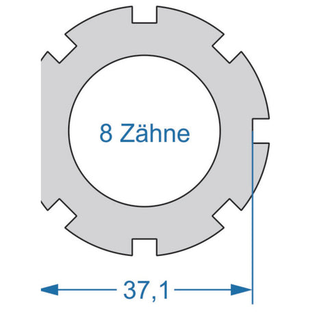 Cycplus Zyklenwerkzeug Power.Tool 2-seitig T8 37,1 T12 24,0