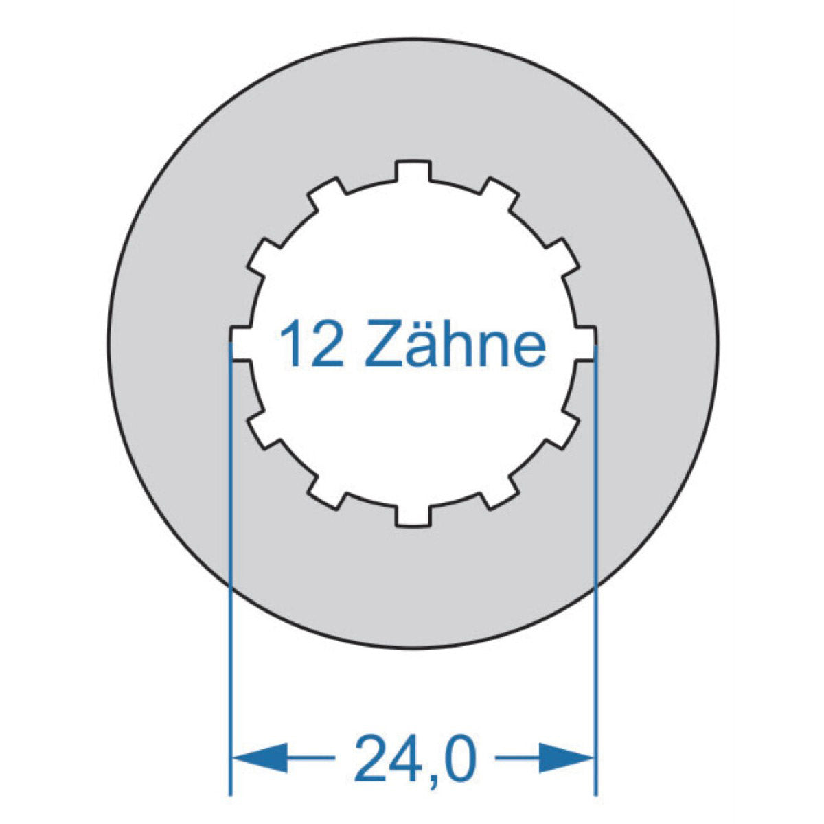 Cycplus Zyklenwerkzeug Power.Tool 2-seitig T8 37,1 T12 24,0