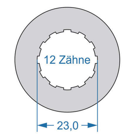 Cycplus Zyklenwerkzeug Power.Tool 2-seitig T16 42,8 Z12 23,0
