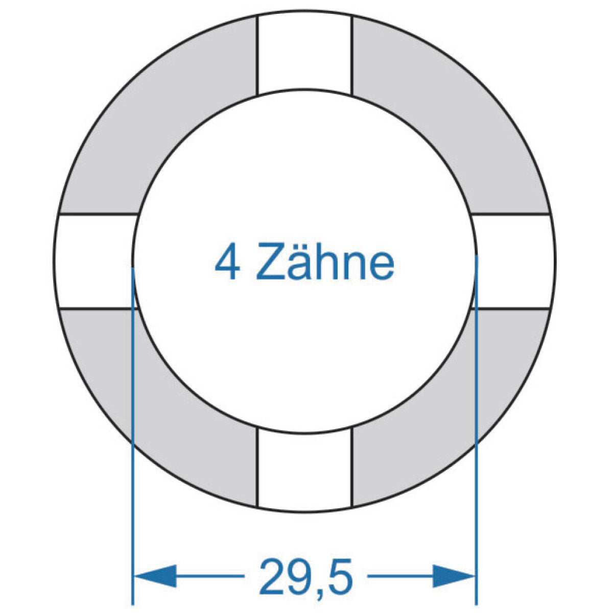 Cycplus Zyklenwerkzeug Power.Tool 2-seitig T4 29,5 T4 19,0