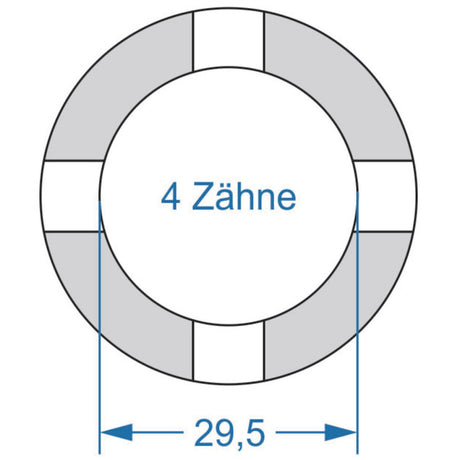Cycplus Zyklenwerkzeug Power.Tool 2-seitig T4 29,5 T4 19,0