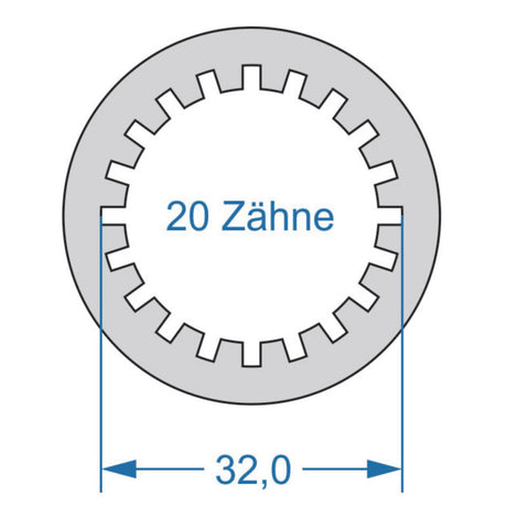 Cycplus Zyklenwerkzeug Power.Tool 2-seitig T6 37,0 T20 32,0