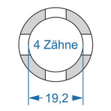Cycplus Zyklenwerkzeug Power.Tool 2-seitig T2 18,6 T4 19,2
