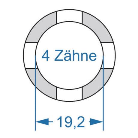 Cycplus Zyklenwerkzeug Power.Tool 2-seitig T2 18,6 T4 19,2