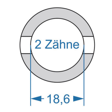 Cycplus Zyklenwerkzeug Power.Tool 2-seitig T2 18,6 T4 19,2