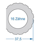 Cycplus Zyklenwerkzeug Power.Tool 1-seitig T16 37,5