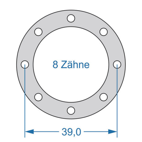Cycplus Zyklenwerkzeug Power.Tool 1-seitig T8 39,0