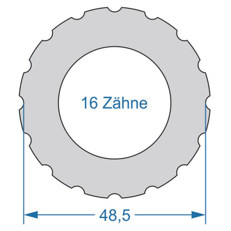 Cycplus Zyklenwerkzeug Power.Tool 1-seitig T16 48,5