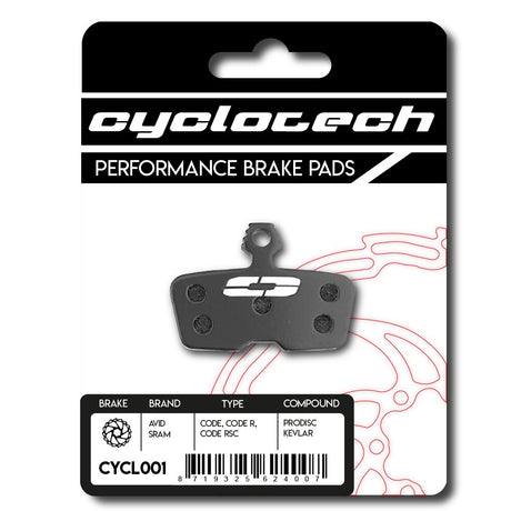 Cyclotech, cyclotech cyclotech schijfremblok prodisc kevlar sram code r