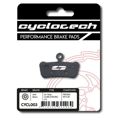Cyclo tech schijfremblok prodisc kevlar sram g2