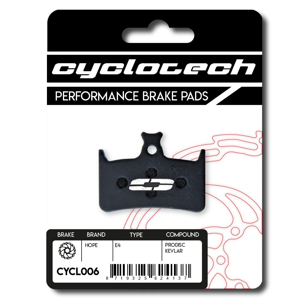 Cyclo tech schijfremblok prodisc kevlar hope e4