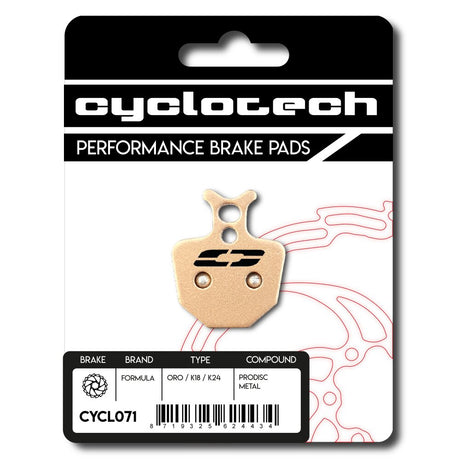 Cyclo tech schijfremblok prodisc metal formula oro