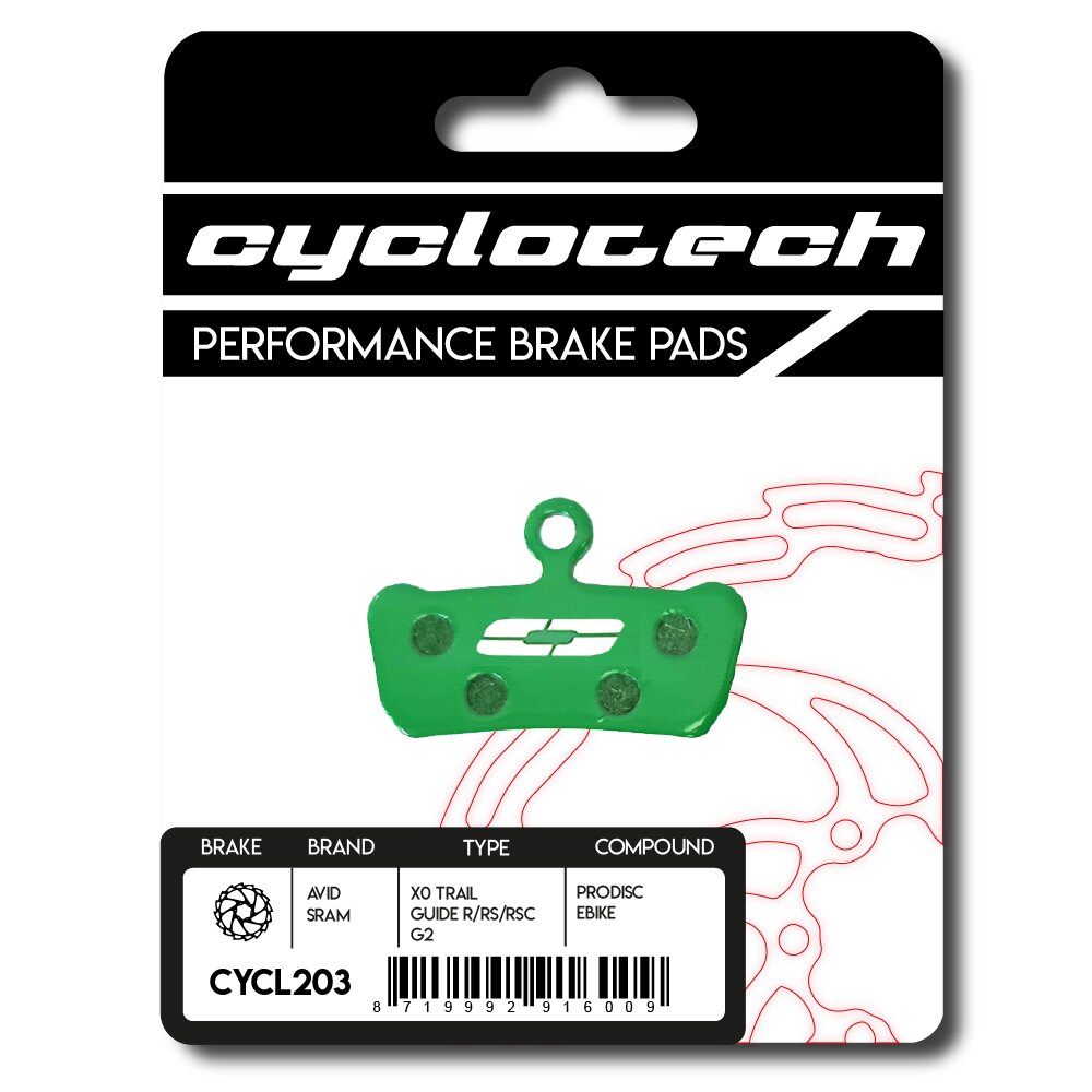 Cyclo tech schijfremblok prodisc e-bike sram g2