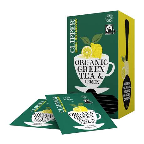 Clipper Teeknipser Grüner Tee Zitrone Bio (6x 25 Stück)