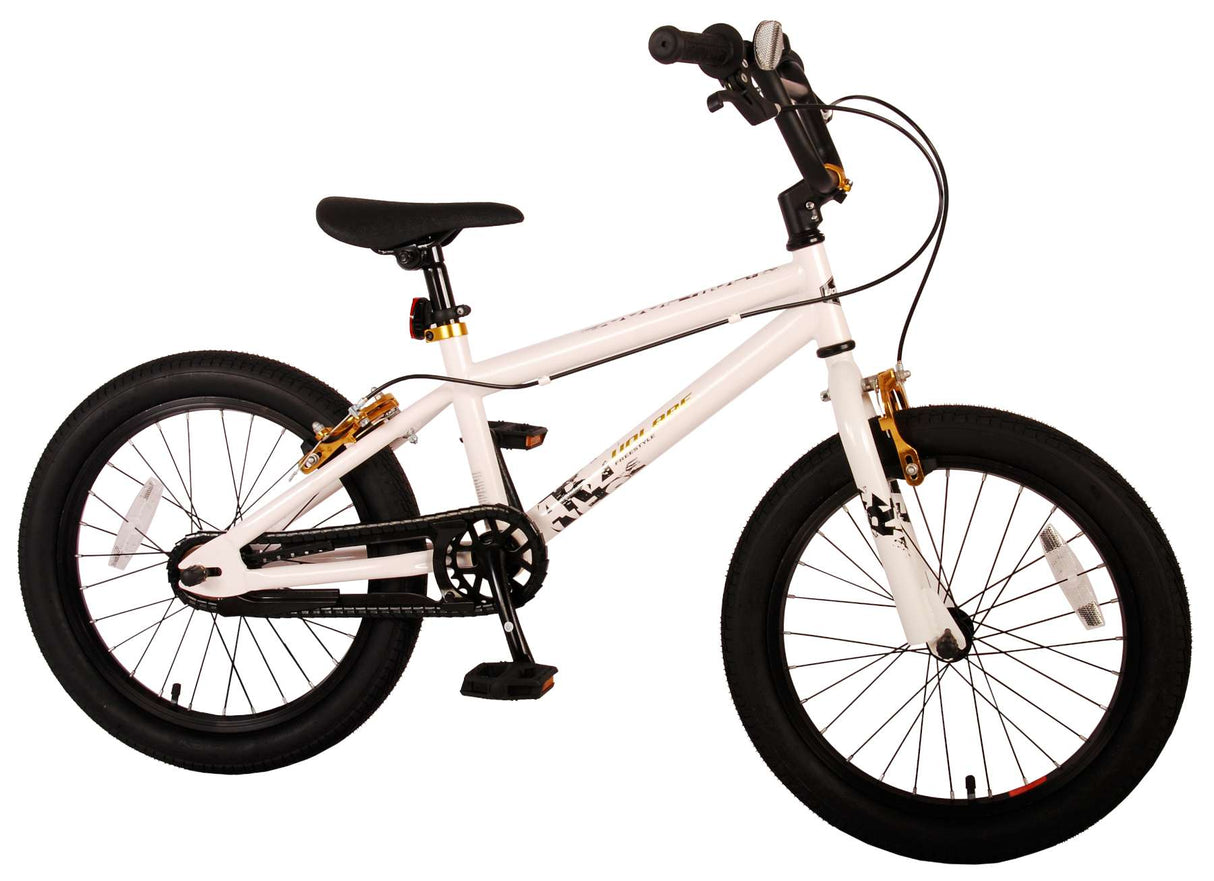 Volare Cool Rider Kinderfiets - Jungen - 18 Zoll - Weiß - 95% versammelte - Prime Collection