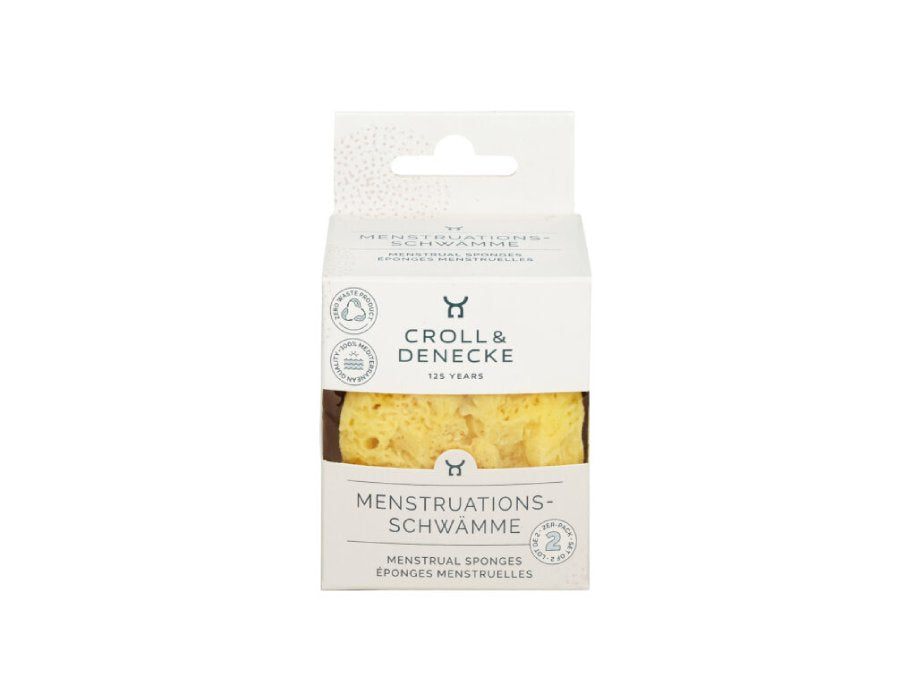 Croll denecke natürliche Menstruationsschwämme – 2 Stück