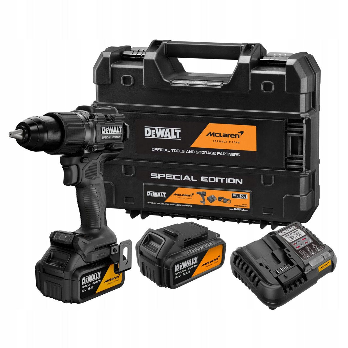 Dewalt slagschroevendraaier 18v dcd86mp2t 90nm 2x5,0ah mclaren