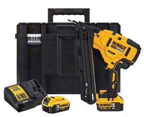 Dewalt spijkermachine 18v dcn650p2 25° 32-63mm 15ga 2x5,0ah bl