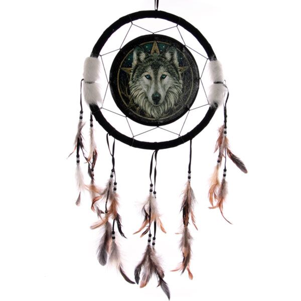 Lisa Parker Traumfänger – Wolfskopf 33 cm